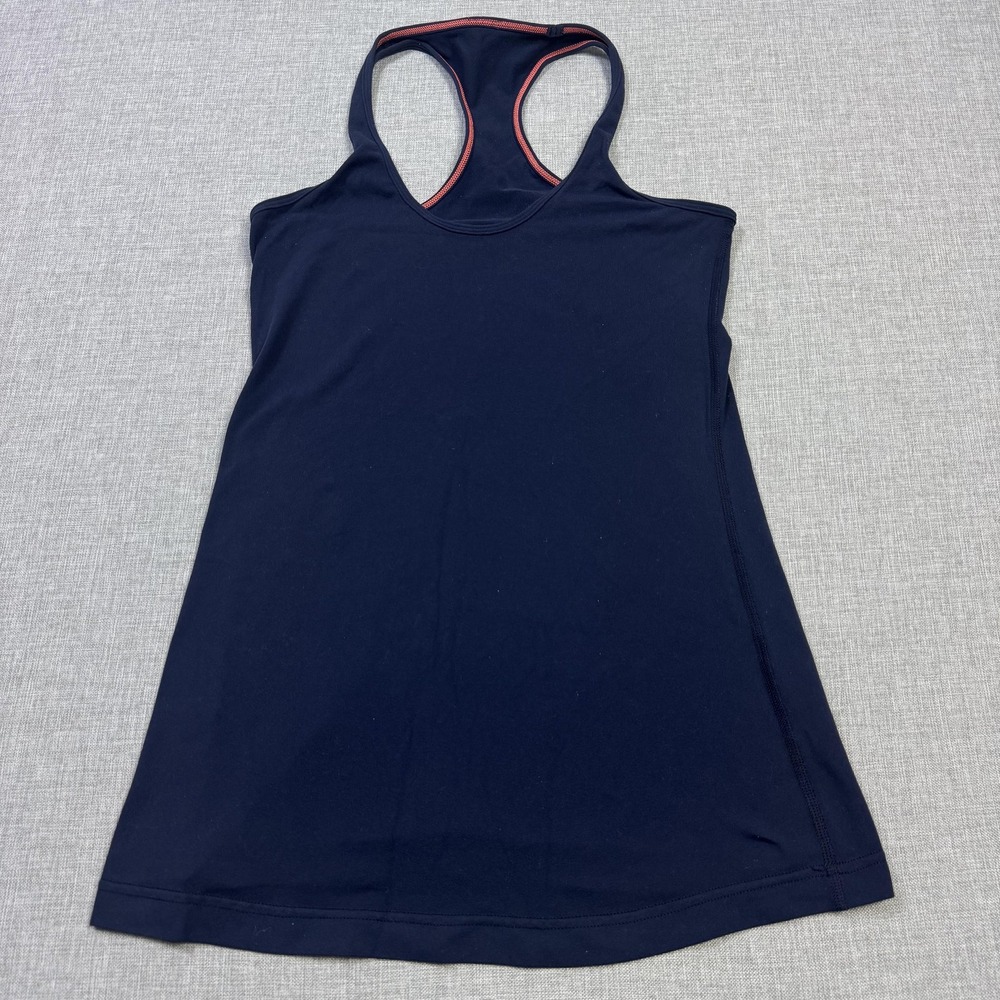 Lululemon Tank Womens Small Blue Racerback Athletic Stretch Gym Moisture Wicking